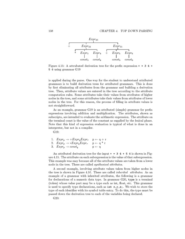 Compiler Design: Theory, Tools, and Examples - Page 138